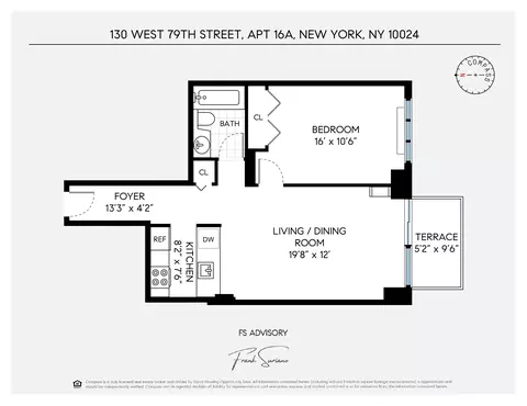 130 W 79th St #16A, New York, NY 10024