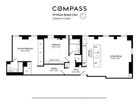 111 Hicks St #16J, Brooklyn, NY 11201