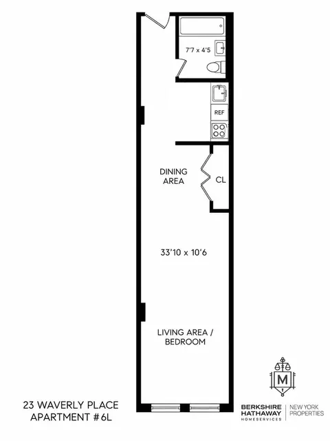 23 Waverly Pl #6L, New York, NY 10003
