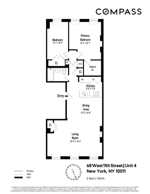68 W 11th St #4, New York, NY 10011