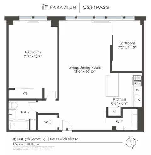 55 E 9th St #9F, New York, NY 10003