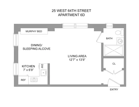 25 W 64th St #6D, New York, NY 10023