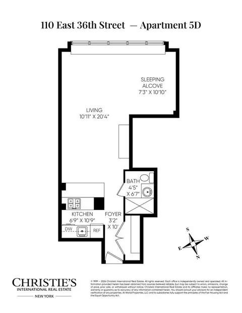 110 E 36th St #5D, New York, NY 10016
