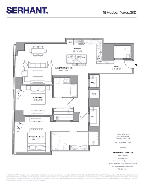 15 Hudson Yards #35D, New York, NY 10001