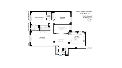 7 W 96th St #11A, New York, NY 10025