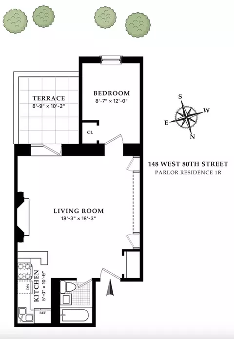 148 W 80th St #1R, New York, NY 10024