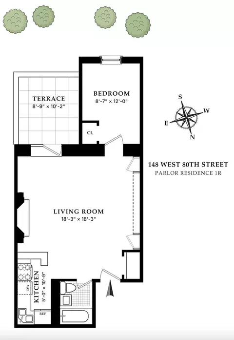 148 W 80th St #1R, New York, NY 10024