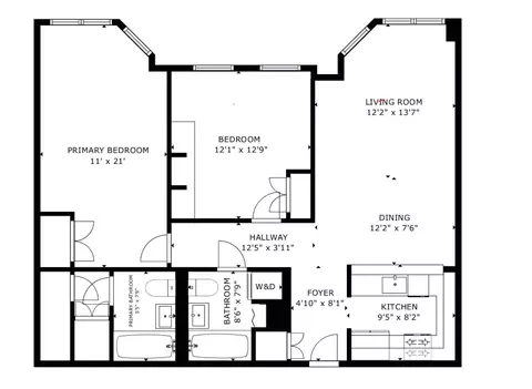 110 W 90th St #4M, New York, NY 10024