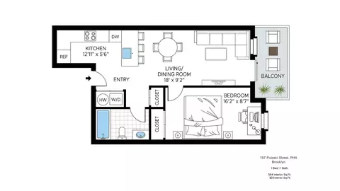 197 Pulaski St #PHA, Brooklyn, NY 11206