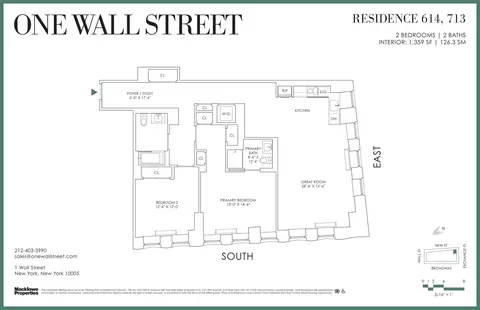 1 Wall St #713, New York, NY 10005
