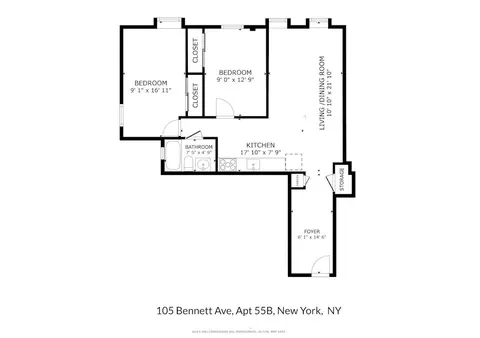 105 Bennett Ave #55B, New York, NY 10033