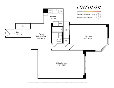 34 Plaza St E #410, Brooklyn, NY 11238