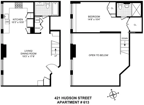 421 Hudson St #613, New York, NY 10014
