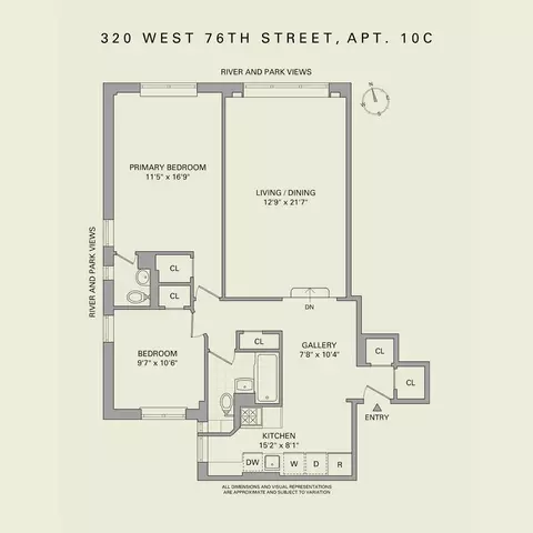320 W 76th St #10C, New York, NY 10023
