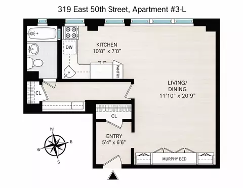 319 E 50th St #3L, New York, NY 10022