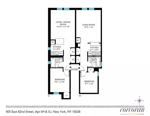405 E 82nd St #5HJ, New York, NY 10028