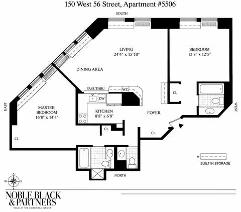 150 W 56th St #5506, New York, NY 10019