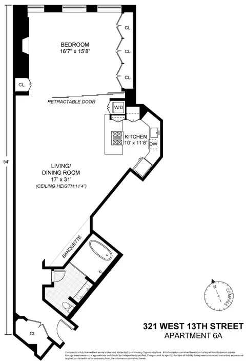 321 W 13th St #6A, New York, NY 10014
