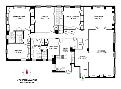 970 Park Ave #4N, New York, NY 10028