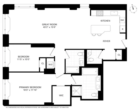 110 Charlton St #14C, New York City, NY 11369