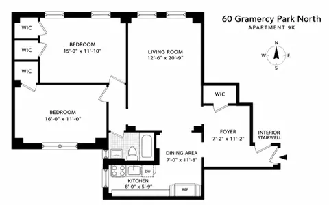 60 Gramercy Park N #9K, New York, NY 10010