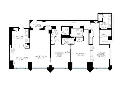 1 Central Park W #47D, New York, NY 10023