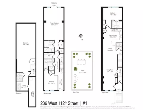 236 W 112th St #1, New York, NY 10026