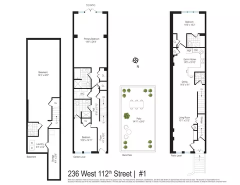 236 W 112th St #1, New York, NY 10026