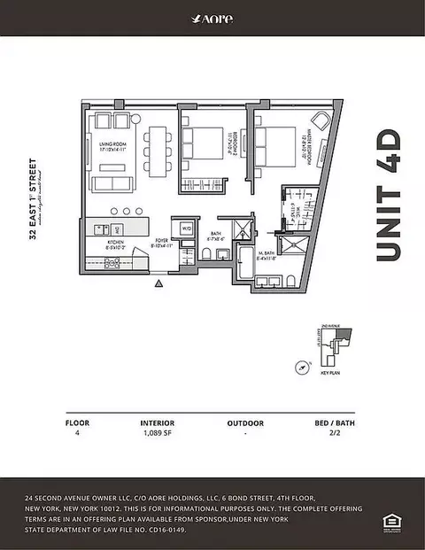 32 E 1st St #D4, New York, NY 10003