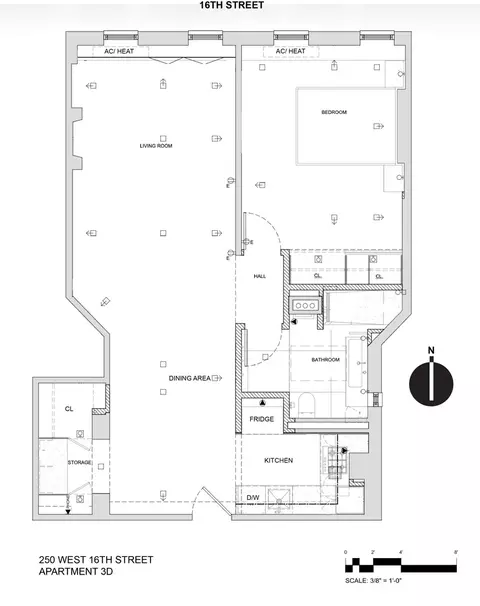 250 W 16th St #3D, New York, NY 10011