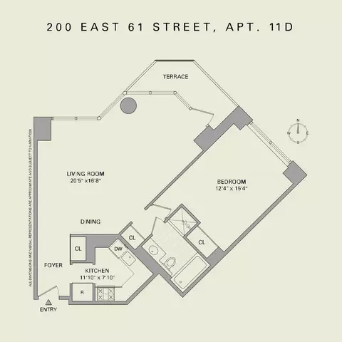 200 E 61st St #11D, New York, NY 10065