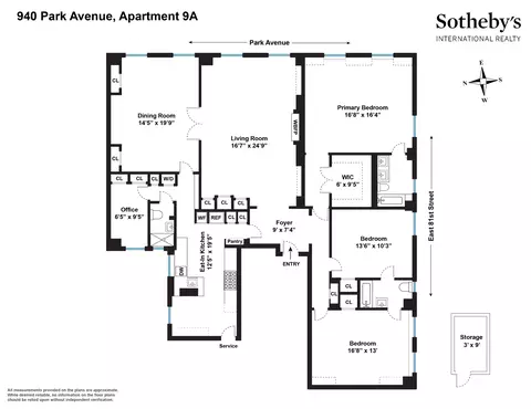 940 Park Ave #9A, New York, NY 10028
