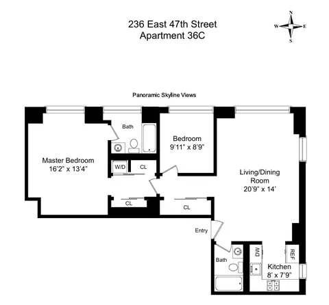 236 E 47th St #36C, New York, NY 10017