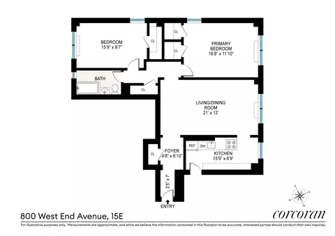 800 W End Ave #15E, New York, NY 10025