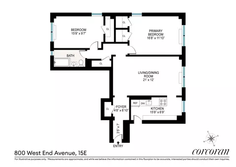800 W End Ave #15E, New York, NY 10025