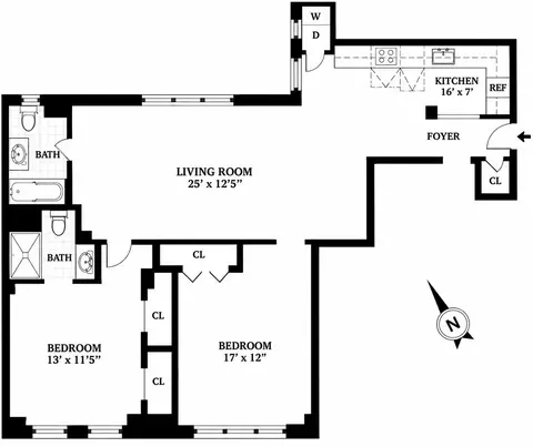 65 W 95th St #6A, New York, NY 10025
