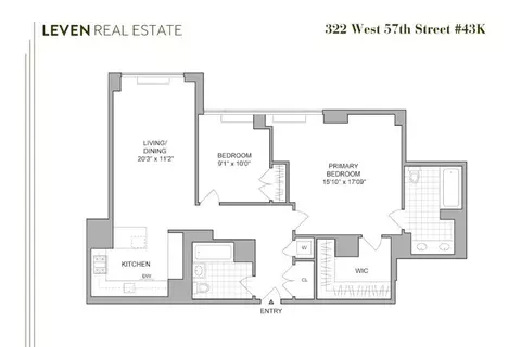 322 W 57th St #43K, New York, NY 10019