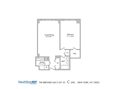245 E 54th St #22C, New York, NY 10022