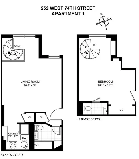 252 W 74th St #1, New York, NY 10023