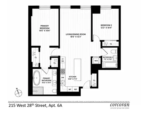 215 W 28th St #6A, New York, NY 10001