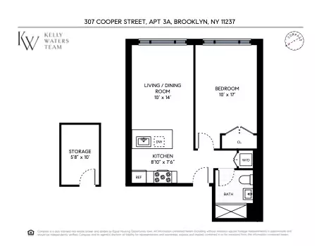 307 Cooper St #3A, Brooklyn, NY 11237