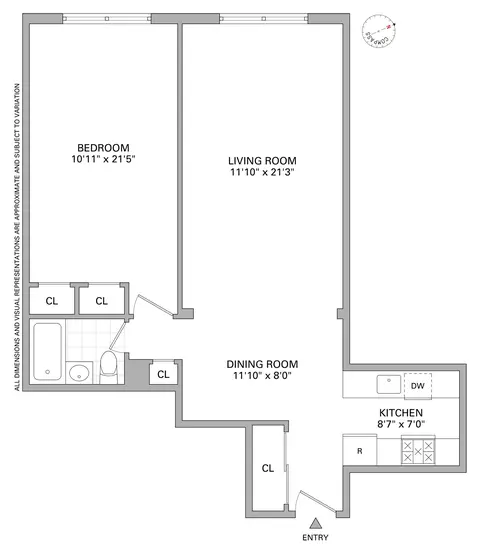 599 E 7th St #4P, Brooklyn, NY 11218