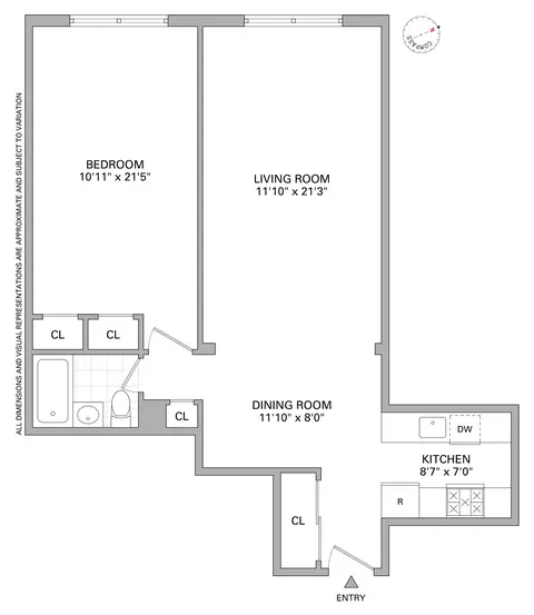 599 E 7th St #4P, Brooklyn, NY 11218