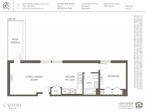 625 New York Ave #6C, Brooklyn, NY 11203