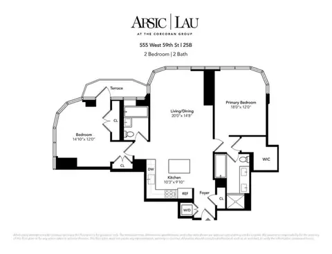 555 W 59th St #25B, New York, NY 10019