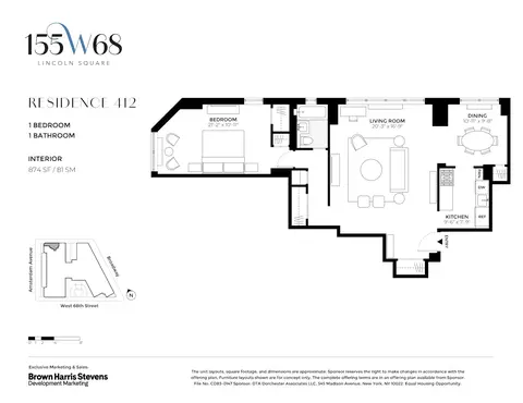155 W 68th St #412, New York, NY 10023