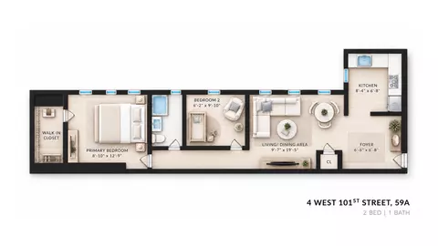 4 W 101st St #59A, New York, NY 10025