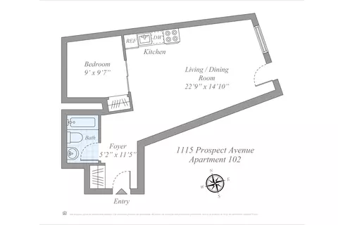 1115 Prospect Ave #102, Brooklyn, NY 11218
