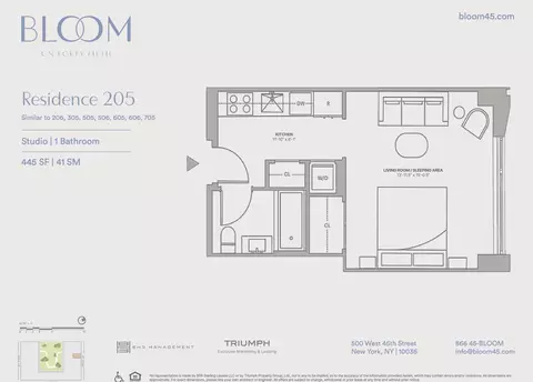 500 W 45th St #505, New York, NY 10036