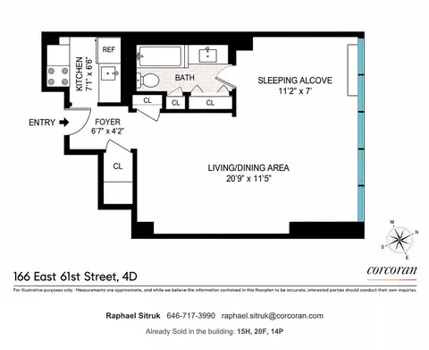 166 E 61st St #4D, New York, NY 10065